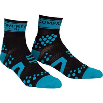 Picture of COMPRESSPORT - RACING SOCK RUN BLACK/BLUE